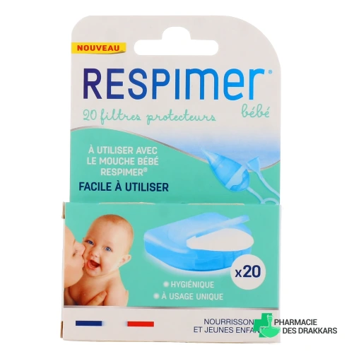 Respimer Recharge Filtres Protecteurs pour Mouche Bébé