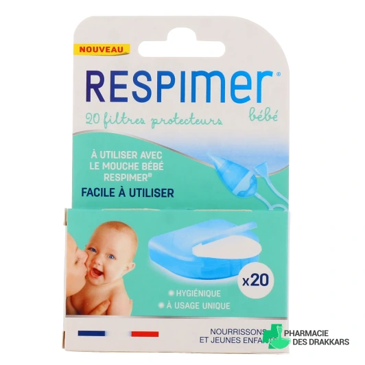 Respimer Recharge Filtres Protecteurs pour Mouche Bébé