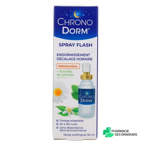 Chronodorm Flash Mélatonine Spray Sublingual