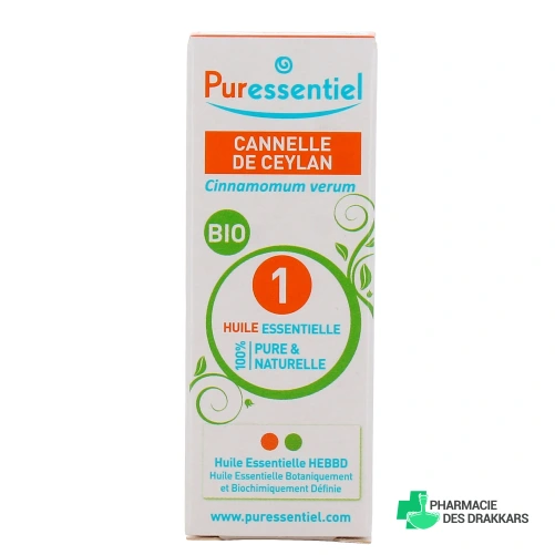 Puressentiel Huile Essentielle Cannelle de Ceylan bio