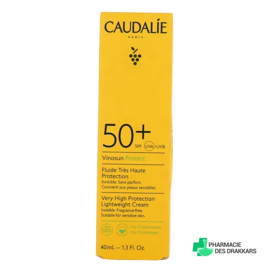 Caudalie Vinosun Protect Fluide Solaire Visage SPF 50+