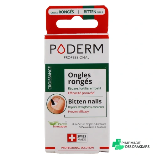 Poderm Huile-Sérum Ongles rongés