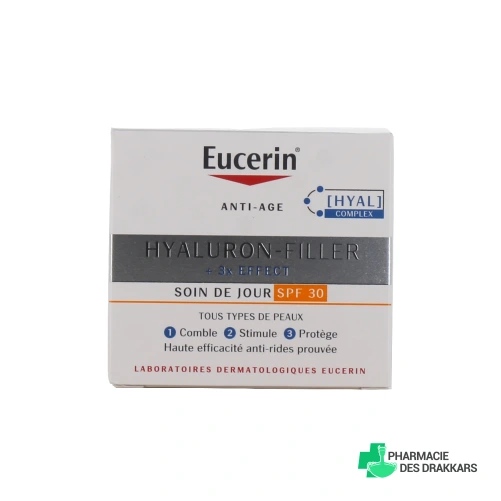 Eucerin Hyaluron-Filler 3X Effect Soin de jour SPF30