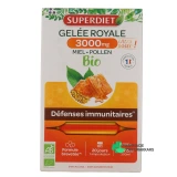 Superdiet Gelée Royale Bio 3000 mg - Vue 360°