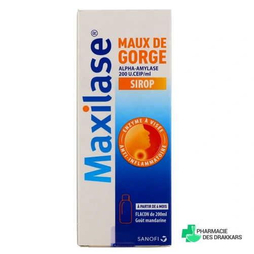 Maxilase sirop ou comprimés