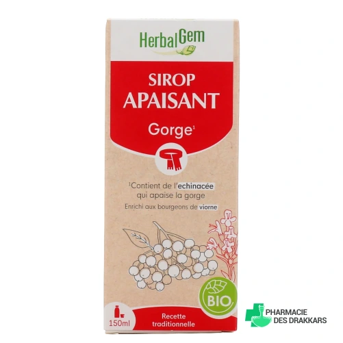 Herbalgem Sirop Refroidissements Gorge Bio