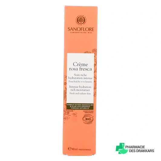 Sanoflore Rosa Fresca Crème Hydratante