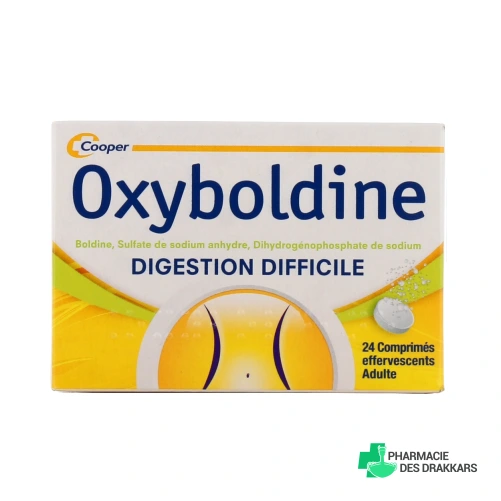 Cooper Oxyboldine 24 comprimés effervescents