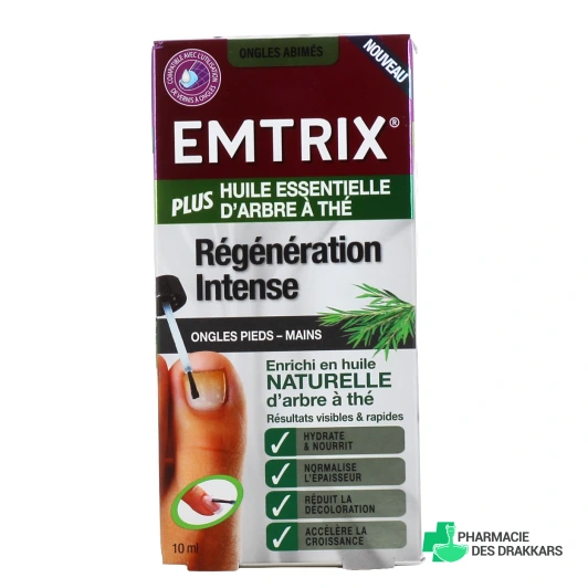 Emtrix Ongles Abimés Traitement Régénérant Intense