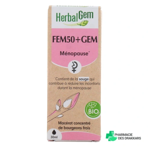 Herbalgem Fem50+ Gem Ménopause Bio