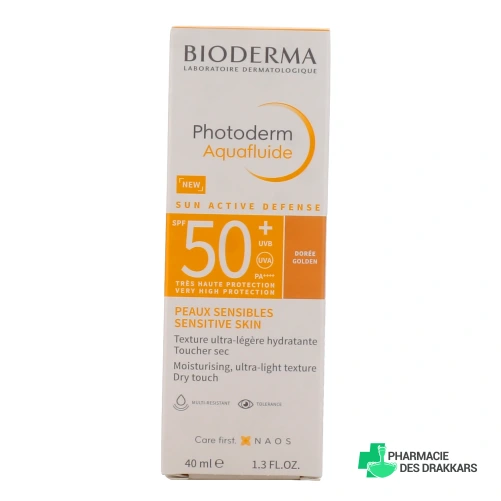 Bioderma Photoderm Aquafluide Teinte Dorée SPF 50+