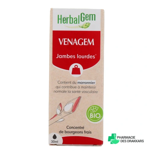 Herbalgem Venagem Jambes Lourdes Bio - Vue 360°