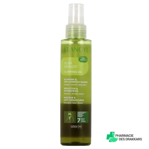 Elancyl Slim Design Huile Minceur Cellulite & Vergetures - Vue 360°