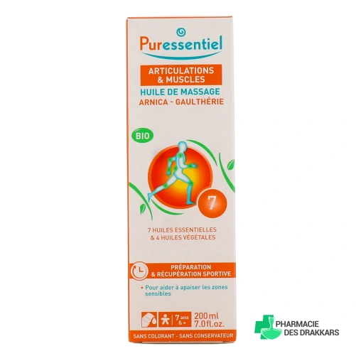 Puressentiel Huile de massage Bio Effort musculaire