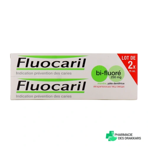 Fluocaril Bi-Fluoré Pâte Dentifrice 250 mg