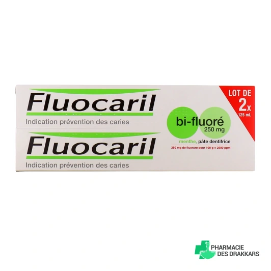 Fluocaril Bi-Fluoré Pâte Dentifrice 250 mg