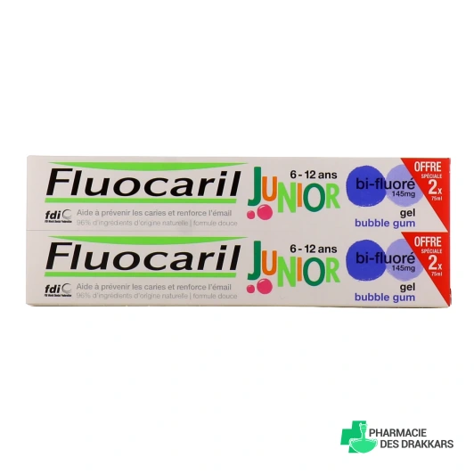 Fluocaril Junior 6-12 Ans Bi-fluoré 145mg
