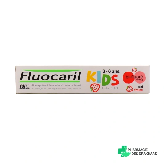 Fluocaril Dentifrice Kids 0-6 Ans Fraise