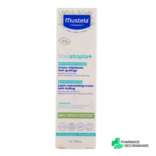 Mustela Stelatopia+ Crème Relipidante Anti-Grattage Bio