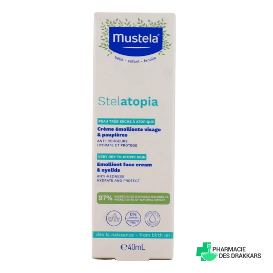 Mustela Stelatopia Crème Emolliente Visage
