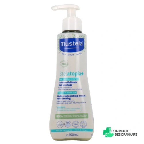 Mustela Stelatopia+ Crème Relipidante Anti-Grattage Bio