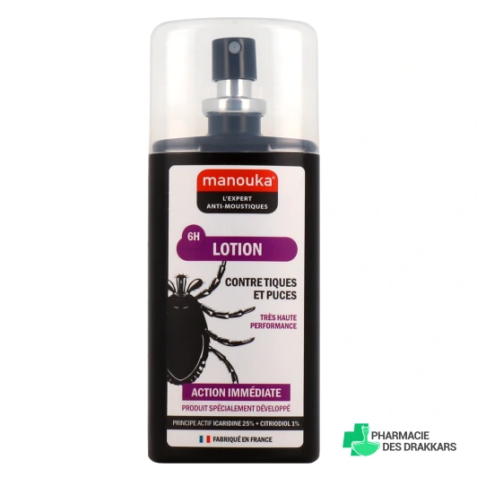Manouka Lotion Anti-Tiques et Puces