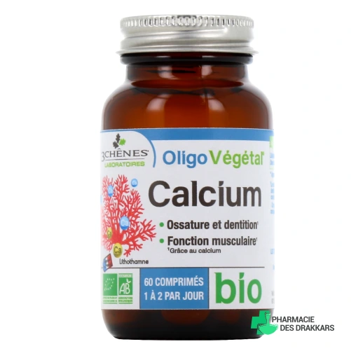 3 Chenes Oligo Végétal Calcium Bio