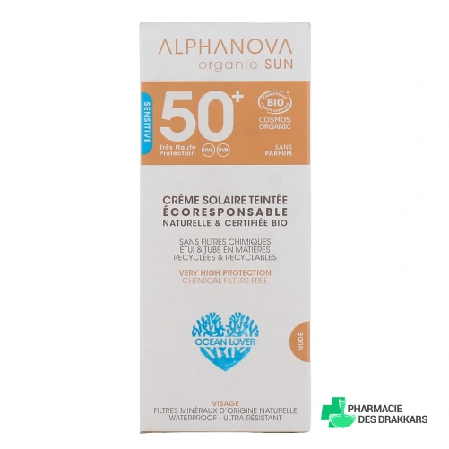 Alphanova Sun Crème Solaire Teintée SPF 50+