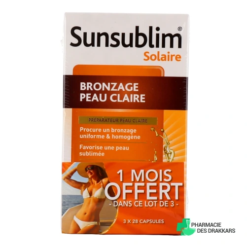 Sunsublim Bronzage Peau Claire