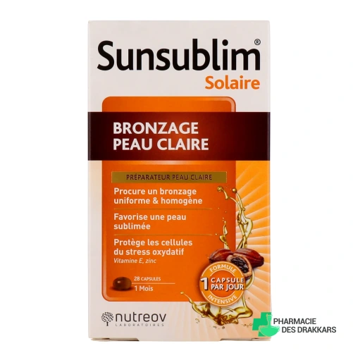 Sunsublim Bronzage Peau Claire