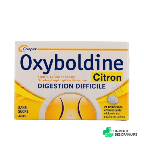 Cooper Oxyboldine 24 comprimés effervescents