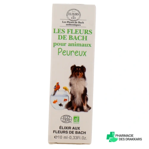 Les Fleurs de Bach pour Animaux Peureux