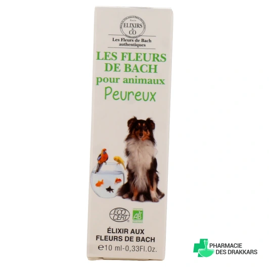 Les Fleurs de Bach pour Animaux Peureux