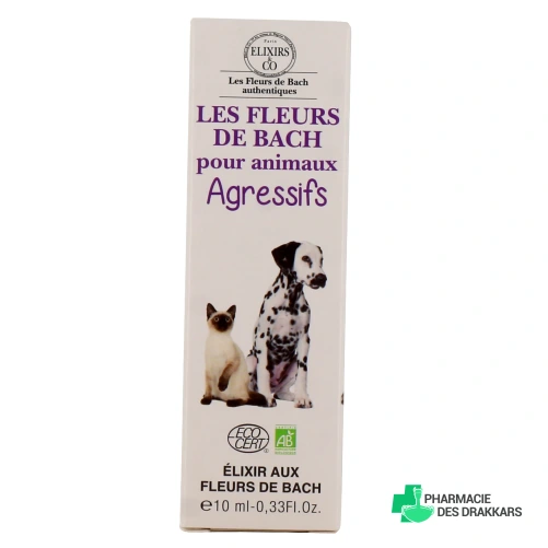 Les Fleurs de Bach pour Animaux Agressifs