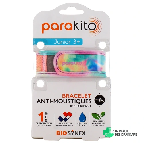 Parakito Bracelet Anti Moustique Rechargeable Enfant