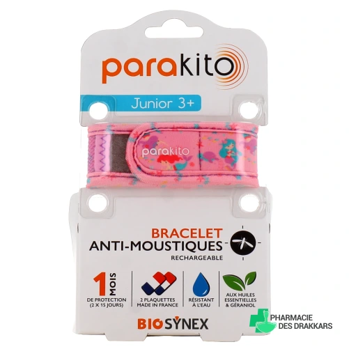 Parakito Bracelet Anti Moustique Rechargeable Enfant