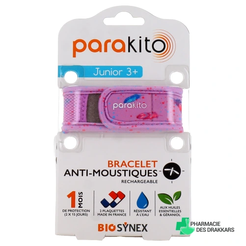 Parakito Bracelet Anti Moustique Rechargeable Enfant