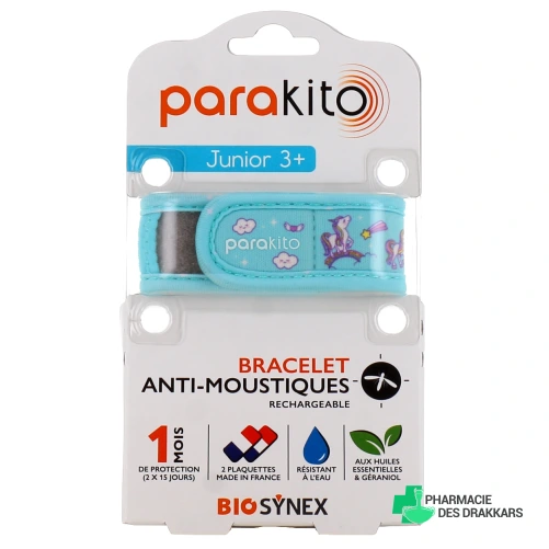 Parakito Bracelet Anti Moustique Rechargeable Enfant