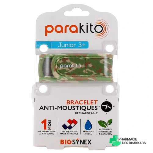 Parakito Bracelet Anti Moustique Rechargeable Enfant