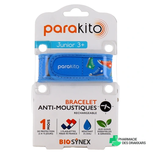 Parakito Bracelet Anti Moustique Rechargeable Enfant
