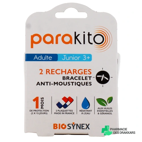 Parakito Recharges Pour Bracelet Anti-Moustique