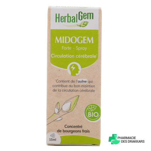 Herbalgem Midogem Forte Circulation Cérébrale Bio