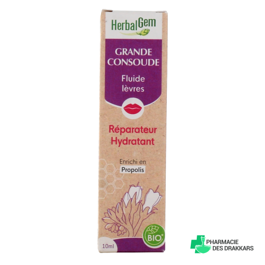 Herbalgem Baume à Lèvres Réparateur Grande Consoude Bio