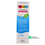 Pediakid Vitamine D3 - Vue 360°