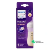 Avent Natural Response Biberon Plastique - Vue 360°