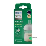 Avent Natural Response Pure Glass Biberon Verre - Vue 360°
