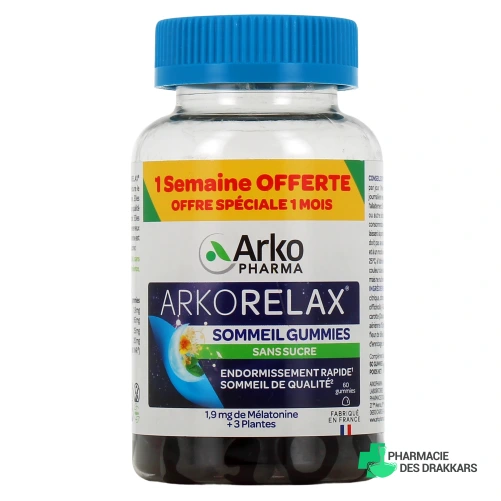 Arkorelax Sommeil Gummies sans sucre