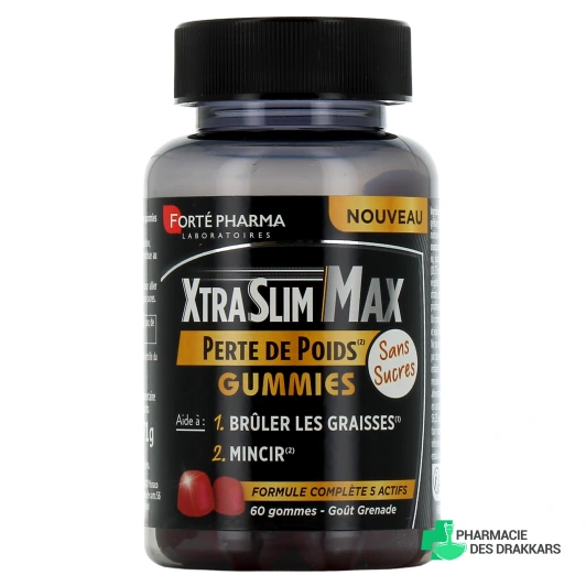 XtraSlim Max Perte de Poids Gummies sans sucres