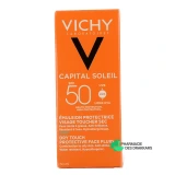 Vichy Capital Soleil Emulsion Toucher Sec Anti-Brillance SPF50 - Vue 360°
