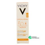 Vichy Capital Soleil Anti-Taches 3-en-1 Soin Quotidien Teinté SPF50+ - Vue 360°
